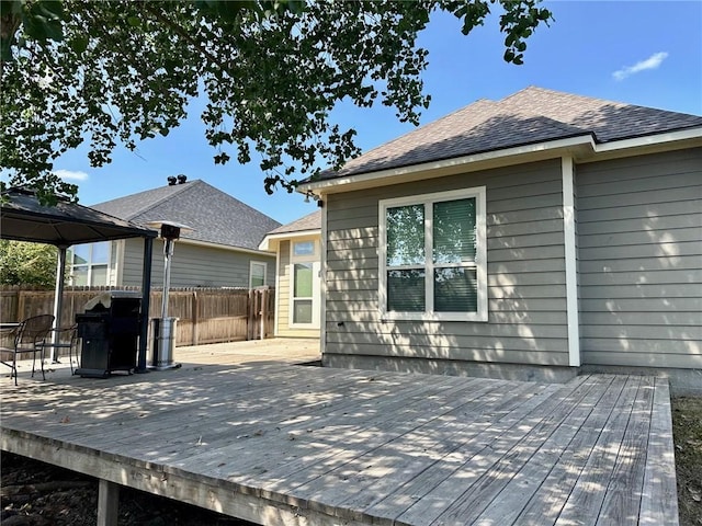 2135 Dumfries Dr, Bryan, TX 77807 - deck featuring a gazebo
