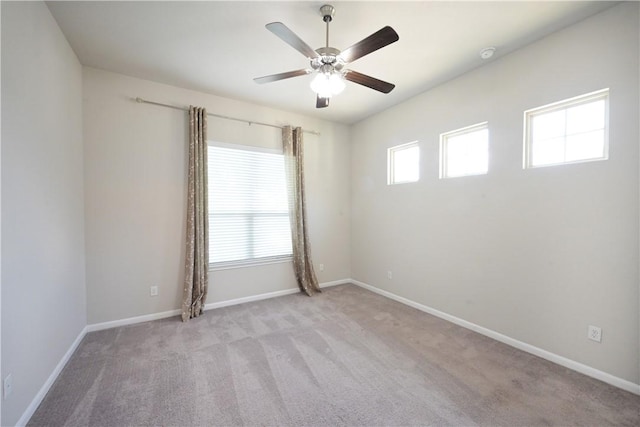 2135 Dumfries Dr, Bryan, TX 77807 - carpeted spare room featuring ceiling fan and baseboards