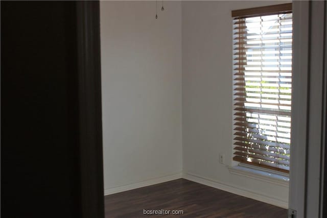 4031 Southern Trace Dr, College Station, TX 77845 - empty room featuring dark wood-style flooring and baseboards