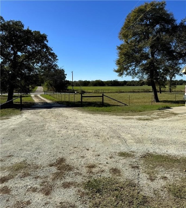 surrounding community featuring a rural view