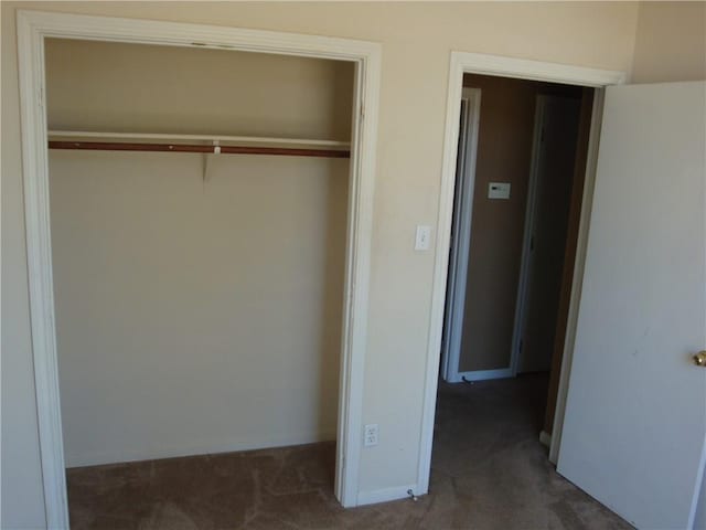 view of closet
