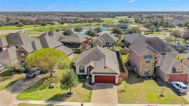 bird's eye view featuring a residential view