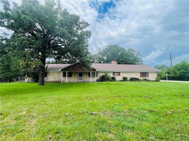 3740 High Lonesome, College Station, TX 77845 - view of front of home with a front yard