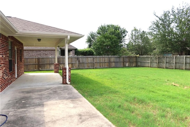 2123 Chestnut Oak Cir, College Station, TX 77845 - view of yard with a patio area