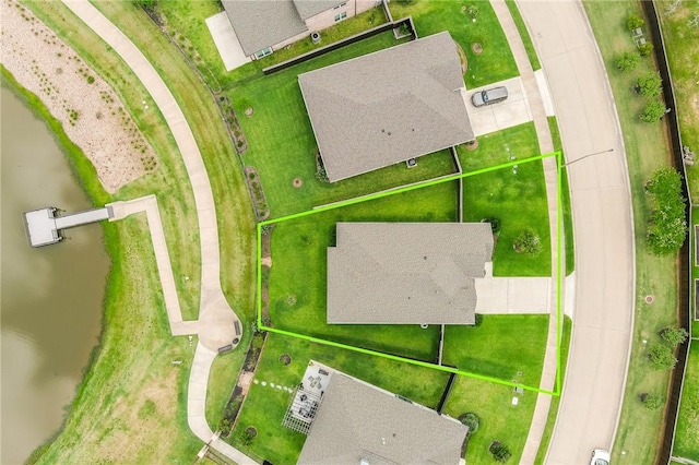 1932 Sherrill Ct, College Station, TX 77845 - aerial view of property and surrounding area featuring property boundaries highlighted