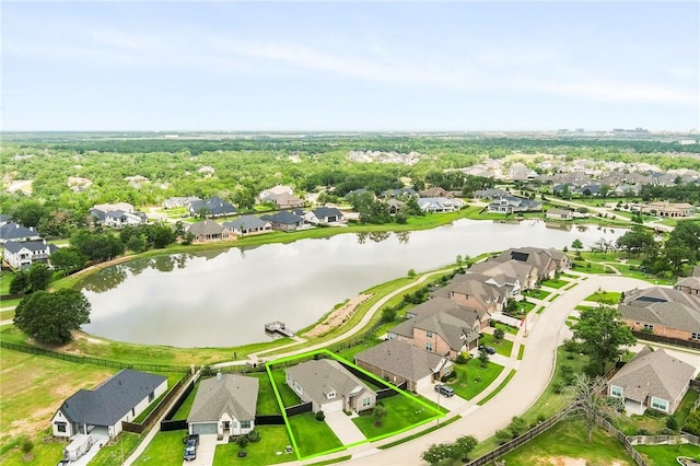 1932 Sherrill Ct, College Station, TX 77845 - aerial view of residential area with a nearby body of water