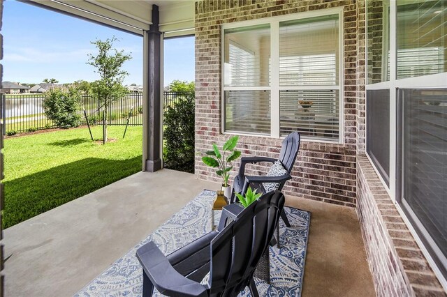 1932 Sherrill Ct, College Station, TX 77845 - view of patio with a water view
