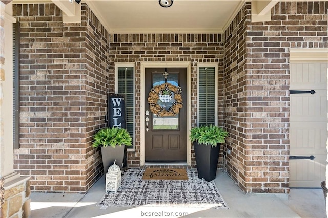 view of entrance to property