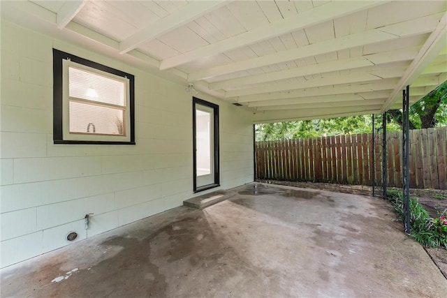 907 Barnhill St, Brenham, TX 77833 - view of patio / terrace with an attached carport