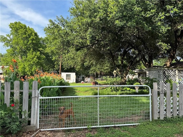 610 Calvert St, Hearne, TX 77859 - view of gate