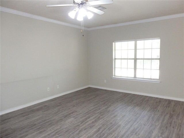 1702 Deacon Dr Unit 101, College Station, TX 77845 - carpeted empty room with ornamental molding, baseboards, a ceiling fan, and a chandelier