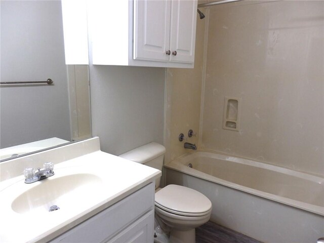 1702 Deacon Dr Unit 101, College Station, TX 77845 - full bath with toilet, vanity, and tub / shower combination