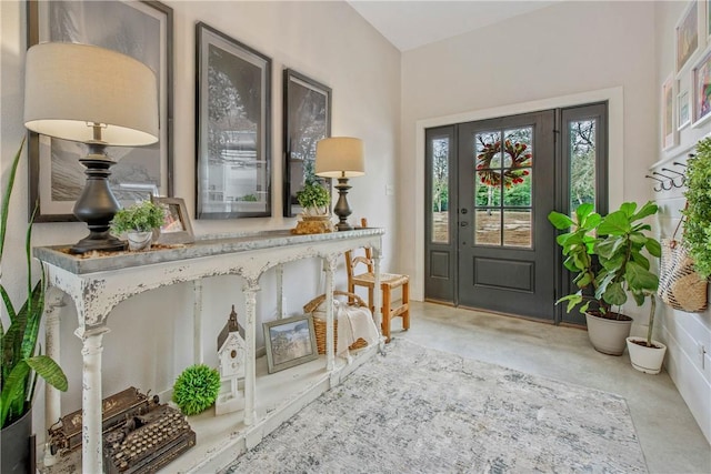 property entrance featuring french doors