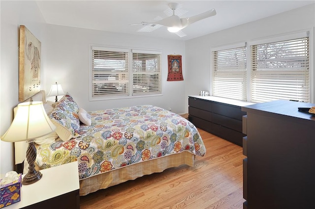 1013 Winding Rd, College Station, TX 77840 - bedroom featuring light wood finished floors and ceiling fan