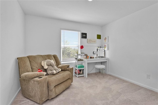 317 Riverwood Village Ln, Sealy, TX 77474 - sitting room with carpet flooring and baseboards