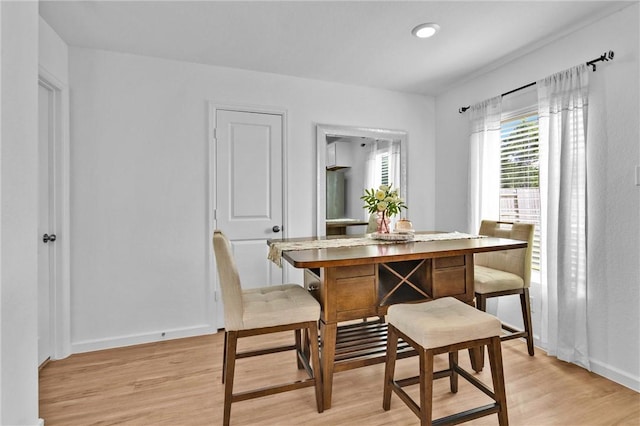 317 Riverwood Village Ln, Sealy, TX 77474 - dining room with light wood-type flooring and baseboards