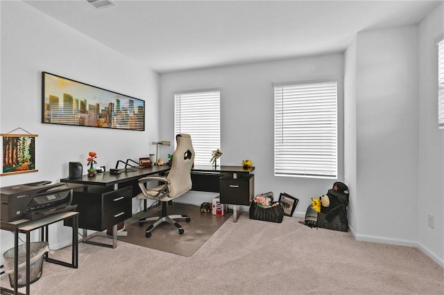 317 Riverwood Village Ln, Sealy, TX 77474 - carpeted office with baseboards