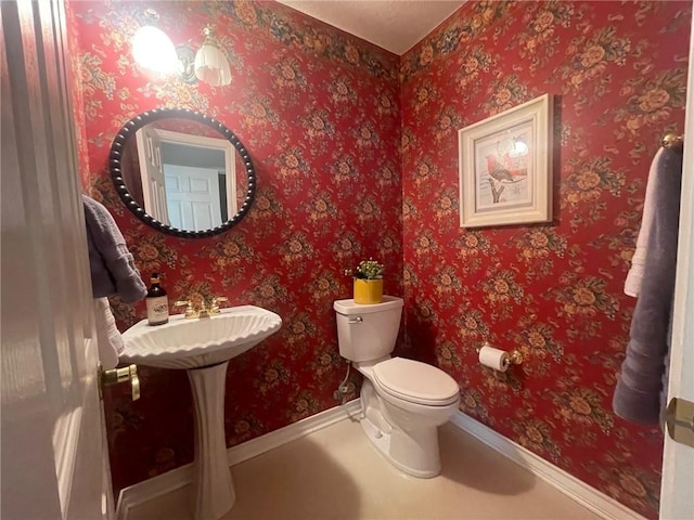 bathroom with toilet