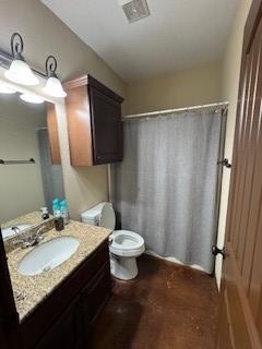 3349 General Pkwy, College Station, TX 77845 - bathroom with vanity and curtained shower
