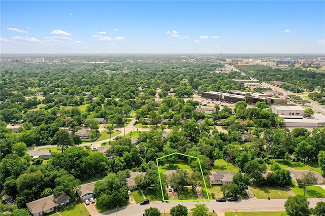 713 Broadmoor Dr, Bryan, TX 77802 - aerial view of property's location featuring property boundaries highlighted