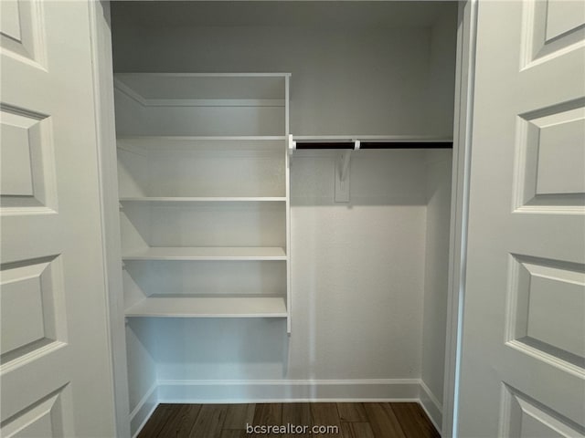 view of closet