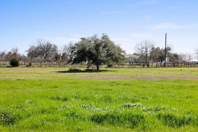 view of yard featuring a rural view