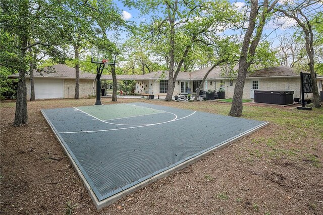 view of sport court