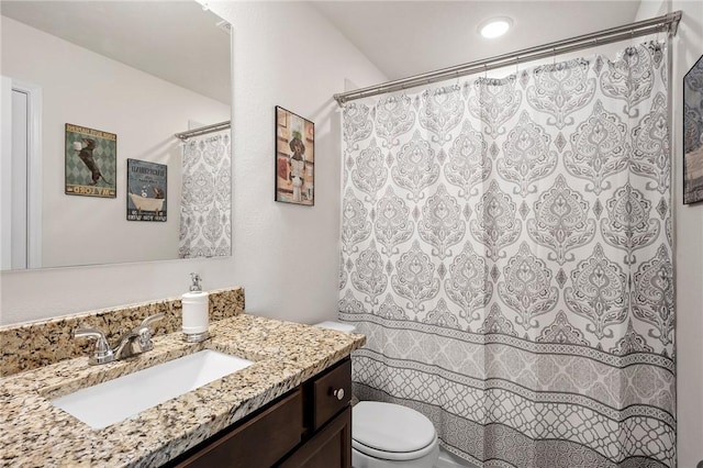 7902 Putter Place Ct, Navasota, TX 77868 - bathroom with vanity and curtained shower