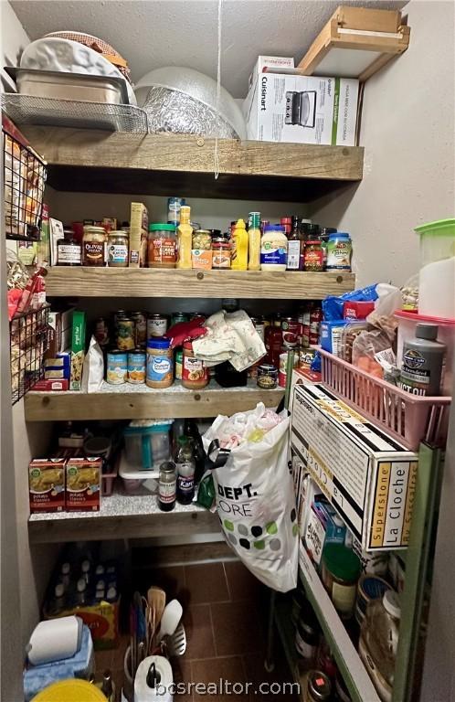 view of pantry