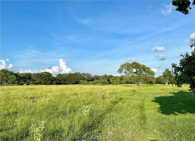 view of landscape with a rural view