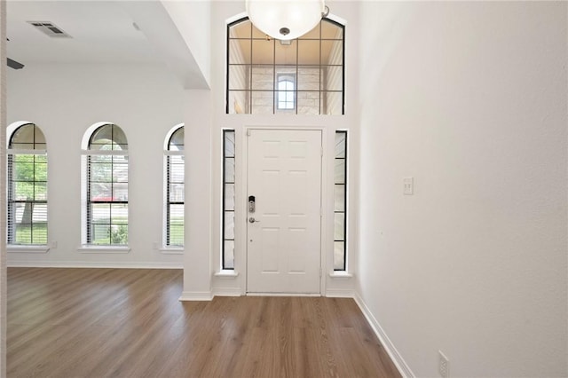 4118 Cedar Creek Ct, College Station, TX 77845 - entryway with wood finished floors and baseboards