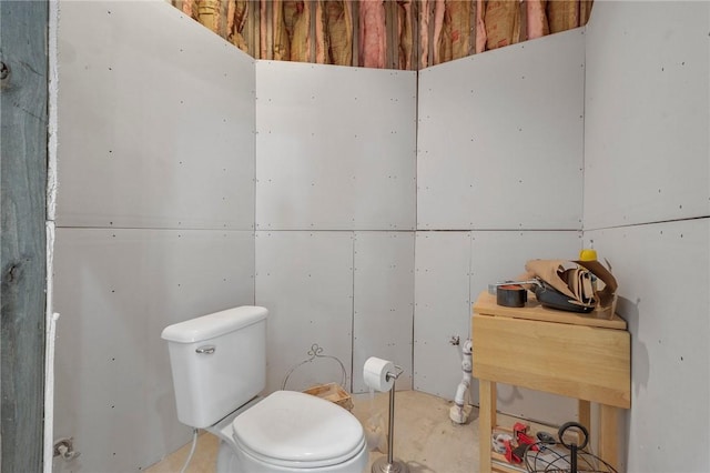 bathroom featuring toilet