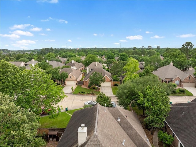 birds eye view of property featuring a residential view