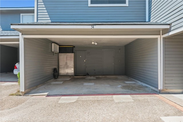1501 Stallings Dr Unit 54, College Station, TX 77840 - exterior space featuring a carport