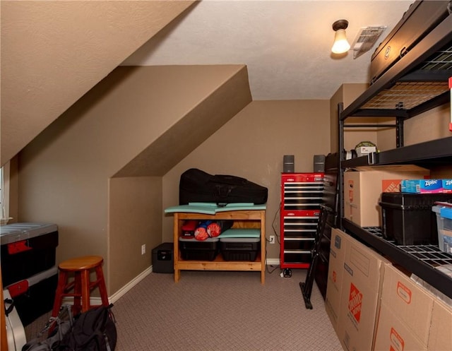 view of storage room