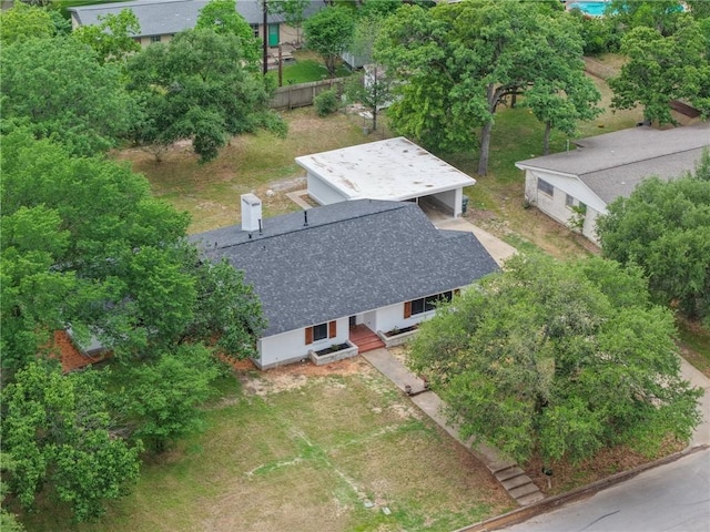 drone / aerial view