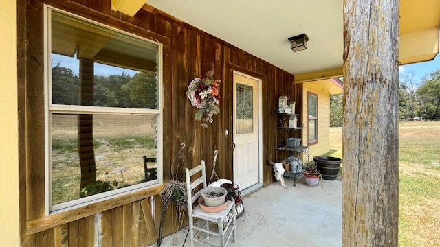 view of exterior entry