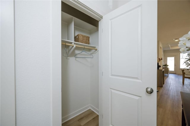 view of closet