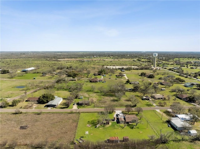 bird's eye view featuring a rural view