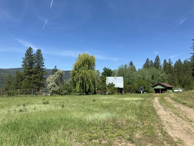 3434 Rockcut Rd, Kettle Falls, WA 99141 - view of yard with a view of rural / pastoral area and a forest view