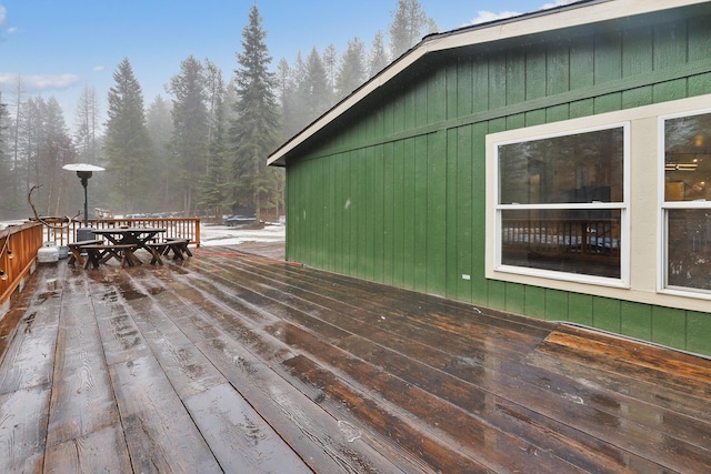4087 Hesseltine Rd, Valley, WA 99181 - wooden deck with outdoor dining area