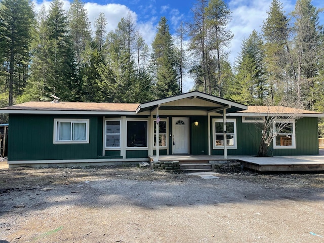 4087 Hesseltine Rd, Valley, WA 99181 - view of front facade with covered porch