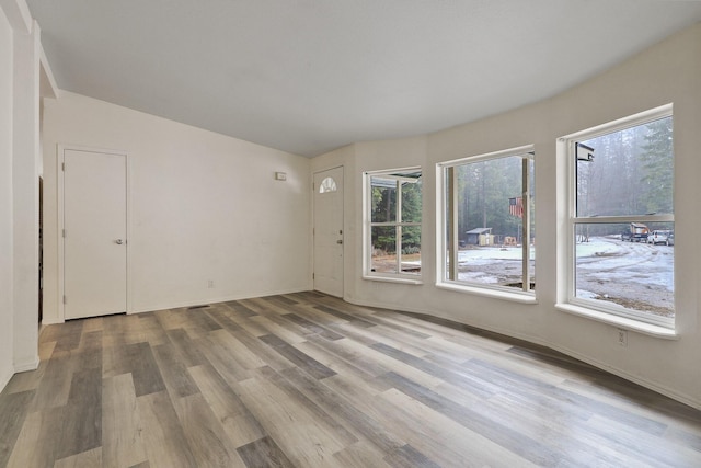4087 Hesseltine Rd, Valley, WA 99181 - unfurnished room featuring baseboards and wood finished floors
