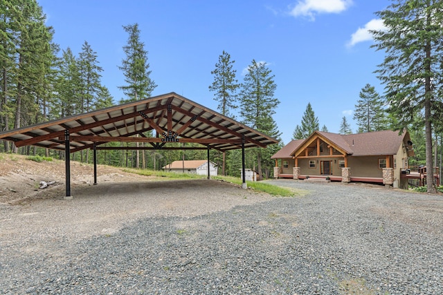 1157 Orin-Rice Rd, Colville, WA 99114 - view of vehicle parking with a carport and driveway