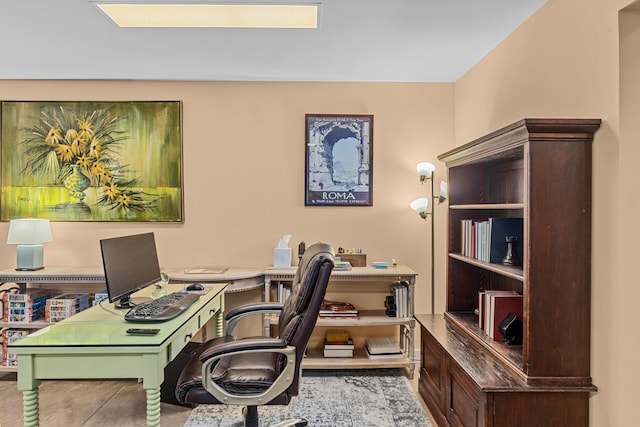 view of office
