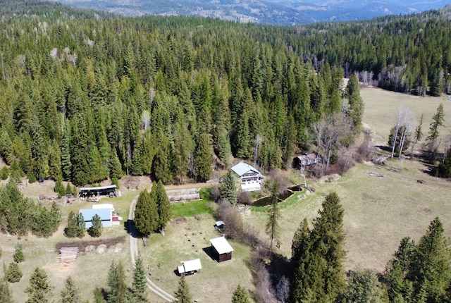3901 Cedar Creek Rd, Colville, WA 99114 - bird's eye view of a forest and a mountain backdrop