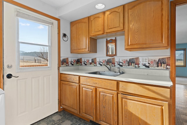 2829 Cottonwood Creek Rd, Chewelah, WA 99109 - kitchen featuring a sink and light countertops
