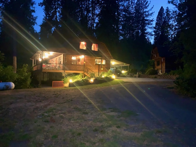 59 Bisbee Creek Ln, Kettle Falls, WA 99141 - view of front facade with driveway