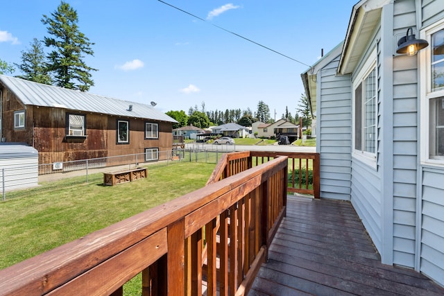 680 S Cedar St, Colville, WA 99114 - wooden deck with a residential view