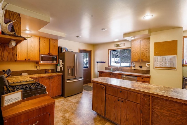 kitchen featuring sink and stainless steel appliances